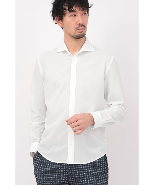 ハイストリート（HIGH STREET）/HIGH STREET∴2WAYサッカーカッタウェイシャツ HIGH STREET∴2WAYサッカーカッタウェイシャツ（シャツ/ブラウス