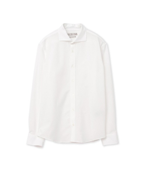 HIGH STREET（ハイストリート）の「HIGH STREET∴2WAYサッカーカッタウェイシャツ（シャツ/ブラウス・メンズ・ブラック/グレー系その他/ホワイト・S/L/M/LL）」の13枚目の写真