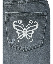 【LILY BROWN × ANNA SUI】ワイドデニムパンツ