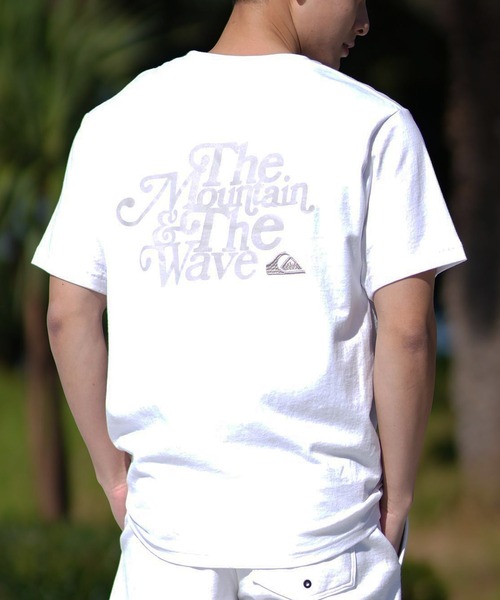 Quiksilver（クイックシルバー）の「QUIKSILVER/クイックシルバー 半袖Tシャツ セットアップ対応 QST251008（Tシャツ/カットソー・メンズ・ホワイト/ピンク/スミクロ・M/L）」の2枚目の写真