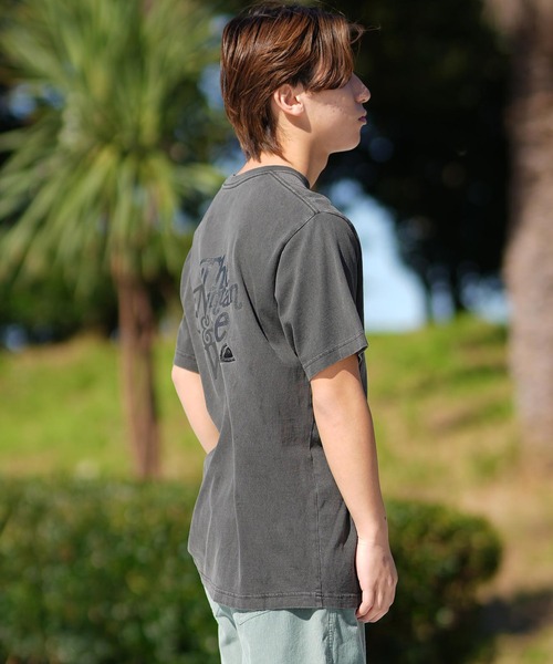 Quiksilver（クイックシルバー）の「QUIKSILVER/クイックシルバー 半袖Tシャツ セットアップ対応 QST251008（Tシャツ/カットソー・メンズ・ホワイト/ピンク/スミクロ・M/L）」の14枚目の写真