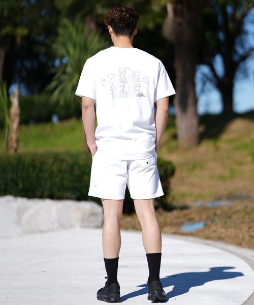 Quiksilver（クイックシルバー）の「QUIKSILVER/クイックシルバー 半袖Tシャツ セットアップ対応 QST251008（Tシャツ/カットソー・メンズ・ホワイト/ピンク/スミクロ・M/L）」の8枚目の写真