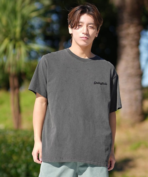 Quiksilver（クイックシルバー）の「QUIKSILVER/クイックシルバー 半袖Tシャツ セットアップ対応 QST251008（Tシャツ/カットソー・メンズ・ホワイト/ピンク/スミクロ・M/L）」の11枚目の写真