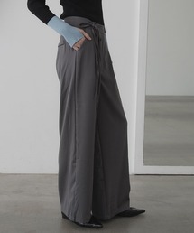 2tuck wide slacks pants / 2タックワイドスラックスパンツ
