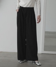 2tuck wide slacks pants / 2タックワイドスラックスパンツ