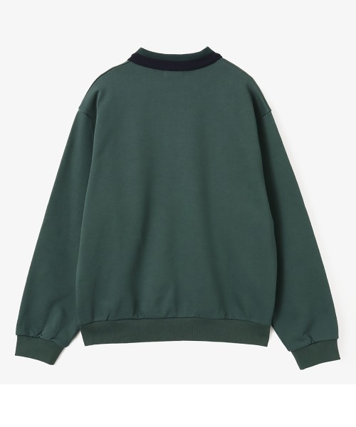 atmos（アトモス）の「atmos Line Collar Sweatshirt / アトモス ライン カラー スウェットシャツ（スウェット・メンズ・ブラック/グリーン/ネイビー・M/L/XL/XXL）」の11枚目の写真
