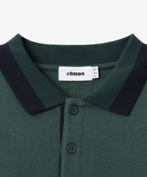 atmos（アトモス）の「atmos Line Collar Sweatshirt / アトモス ライン カラー スウェットシャツ（スウェット・メンズ・ブラック/グリーン/ネイビー・M/L/XL/XXL）」の12枚目の写真