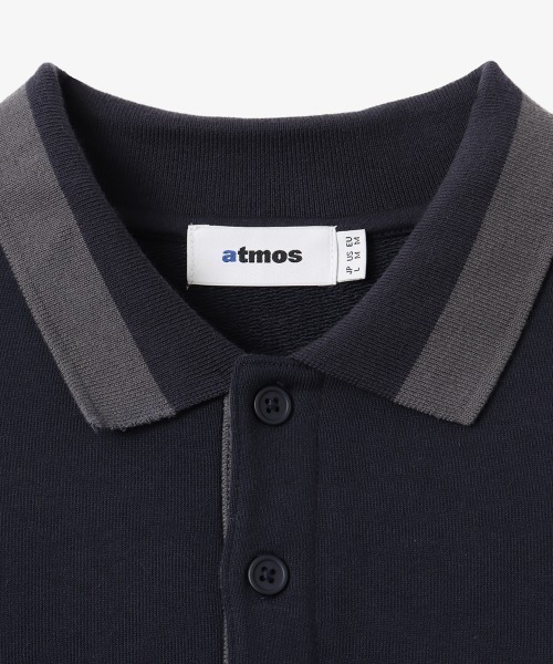 atmos（アトモス）の「atmos Line Collar Sweatshirt / アトモス ライン カラー スウェットシャツ（スウェット・メンズ・ブラック/グリーン/ネイビー・M/L/XL/XXL）」の18枚目の写真