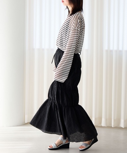 HIMIKO】ゴムベルトウェッジヒールサンダル/651224