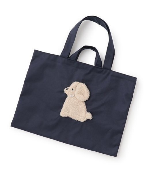 アップリケレッスンバッグ セール】DOGアップリケレッスンバッグ（トートバッグ）｜petit