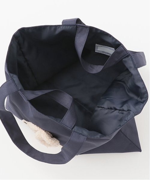 petit main（プティマイン）の「DOGアップリケレッスンバッグ（トートバッグ・キッズ・ネイビー/ピンク・F）」の5枚目の写真