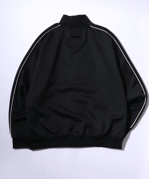 Salong hameu(サロン ハミュー)の「フロントロゴプリント サイドライントラックジャケット メンズ レディース ユニセックス/ジャージトップス(ジャージ・メンズ・ブラウン/ブラック/アイボリー・LL/M/L)」の9枚目の写真