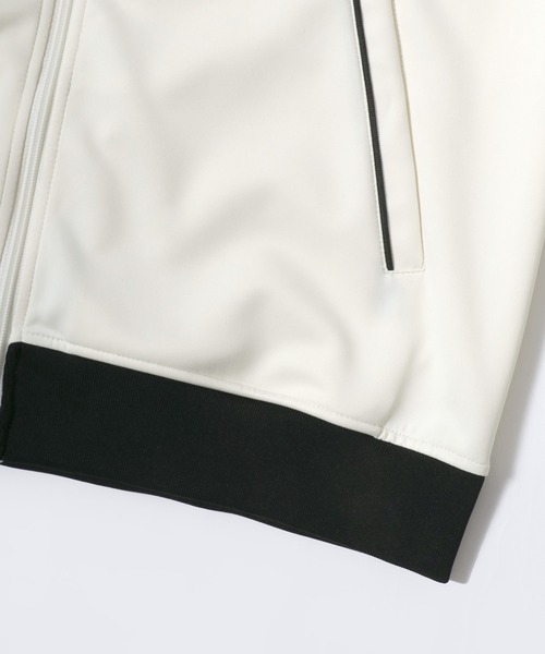 Salong hameu(サロン ハミュー)の「フロントロゴプリント サイドライントラックジャケット メンズ レディース ユニセックス/ジャージトップス(ジャージ・メンズ・ブラウン/ブラック/アイボリー・LL/M/L)」の22枚目の写真