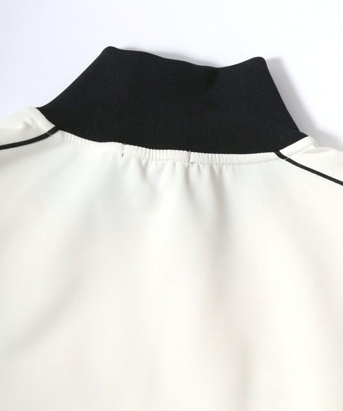 Salong hameu(サロン ハミュー)の「フロントロゴプリント サイドライントラックジャケット メンズ レディース ユニセックス/ジャージトップス(ジャージ・メンズ・ブラウン/ブラック/アイボリー・LL/M/L)」の17枚目の写真