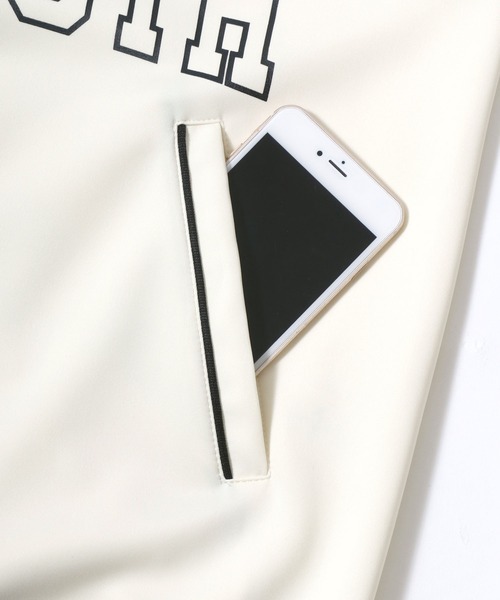 Salong hameu(サロン ハミュー)の「フロントロゴプリント サイドライントラックジャケット メンズ レディース ユニセックス/ジャージトップス(ジャージ・メンズ・ブラウン/ブラック/アイボリー・LL/M/L)」の20枚目の写真