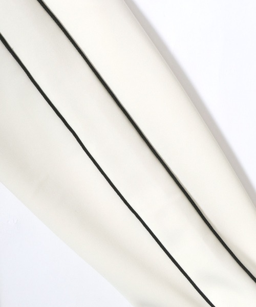 Salong hameu(サロン ハミュー)の「フロントロゴプリント サイドライントラックジャケット メンズ レディース ユニセックス/ジャージトップス(ジャージ・メンズ・ブラウン/ブラック/アイボリー・LL/M/L)」の7枚目の写真