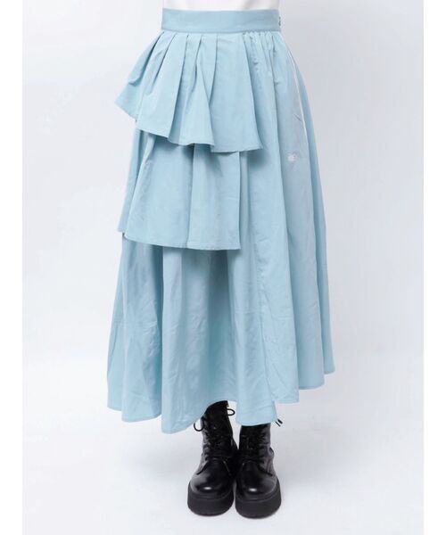 jouetie スカート アシメラインフリルフレアスカート　薄手　ジュエティ jouetie スカート アシメラインフリルフレアスカート 夏服