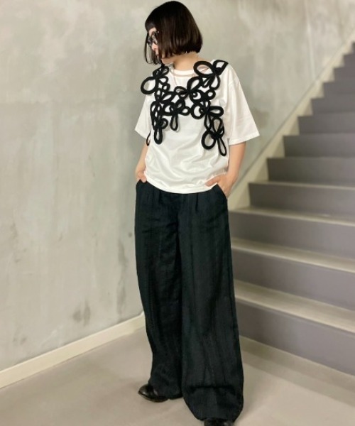 RUMCHE(ラムシェ)の「RUMCHE(ラムシェ) Flower Bond Yarn Harness/ハーネス(ベスト・レディース・ブラック・F)」の3枚目の写真