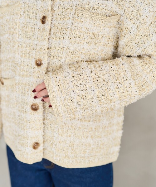 FREAK'S STORE（フリークスストア）の「ツイーディー ニットジャケット