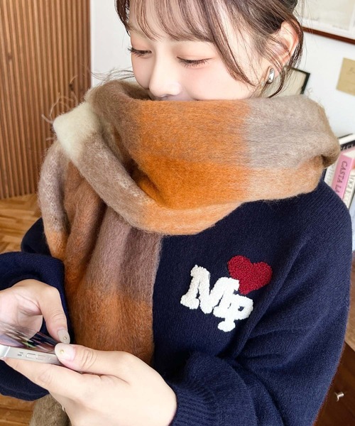 定価1万円以上引き！美品！ロゴモノグラムニットプルオーバー / ネイビー モールニットジップアップ プルオーバー [全3色] – muta Online Store