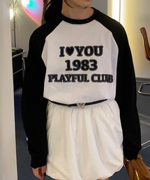 napinna maison（ナピナメゾン）の「【napinna maison×4sisters】ラグランロンT（Tシャツ/カットソー）」