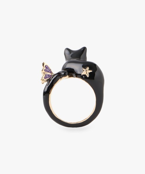 ANNA SUI アニマルリング ヒョウ