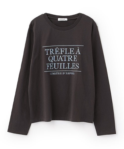 LOVETOXIC（ラブトキシック）の「【GOODPRICE】【綿100％】ロゴ刺しゅう長袖Tシャツ（Tシャツ/カットソー・キッズ・チャコール/ライトグリーン/ホワイト系その他/オフホワイト・S:140cm/M:150cm/L:160cm）」の8枚目の写真