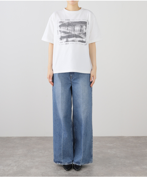 IENA MOUJIC/ムジィーク AIRPORT CDG Tシャツ MOUJIC/ムジィーク AIRPORT CDG Tシャツ（Tシャツ/カットソー