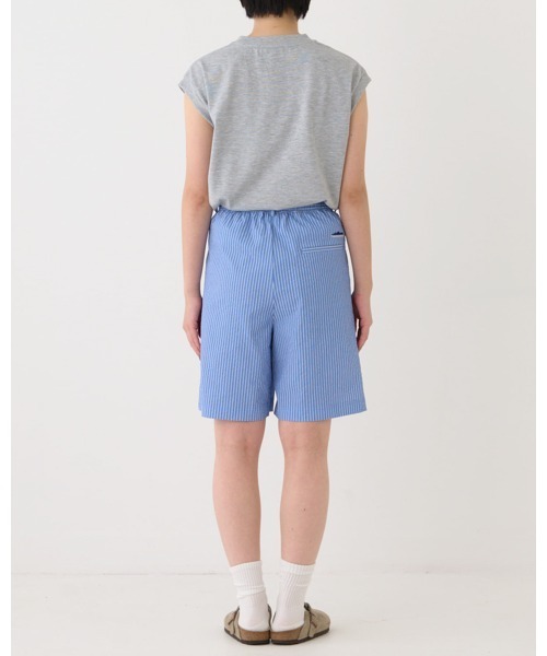 セール】【THOUSAND MILE】TUCK SHORT PANTS STRIPE タック