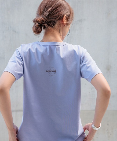 HEREIAM(ヘレイアム)の「【HEREIAM】HandAndGlove TEE(Tシャツ/カットソー・レディース・ホワイト/ライトブルー/ブラック・FREE)」の3枚目の写真
