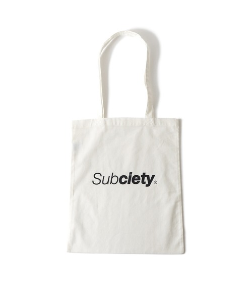 Subciety（サブサエティ）の「Essential tote bag（トートバッグ・メンズ・ホワイト/グリーン/バーガンディー/ブラック/ブルー・FREE）」の10枚目の写真