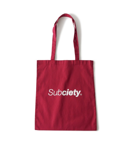 Subciety（サブサエティ）の「Essential tote bag（トートバッグ・メンズ・ホワイト/グリーン/バーガンディー/ブラック/ブルー・FREE）」の14枚目の写真