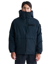 QUIK DOWN JACKET /クイックシルバーロゴワッペンダウンジャッケット