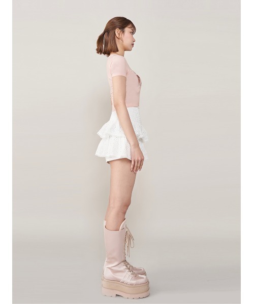 Darich（ダーリッチ）の「レディフォトコンパクトTシャツ（Tシャツ/カットソー・レディース・サックスブルー/ホワイト/ピンク・FREE）」の14枚目の写真