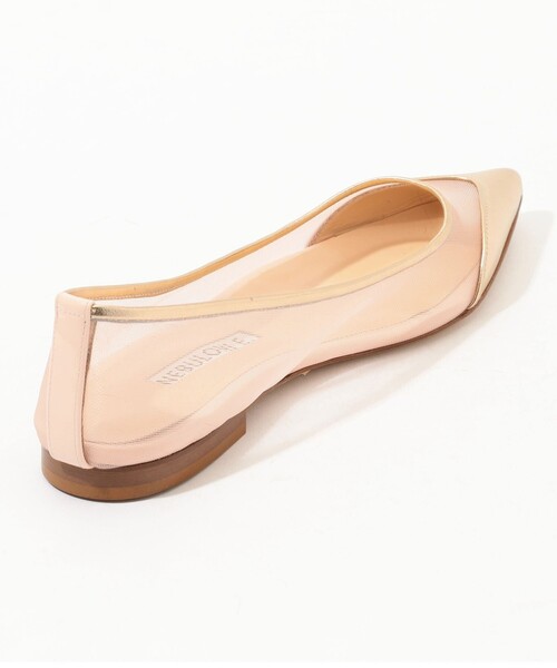 セール】NEBULONI E. MESH TULLE フラットパンプス（パンプス