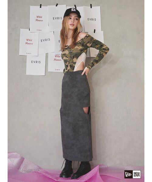 NEW ERA（ニューエラ）の「【NEW ERA®×EVRIS】SUNNYロゴ 9FORTY（キャップ・レディース・ブラック・FREE）」の10枚目の写真