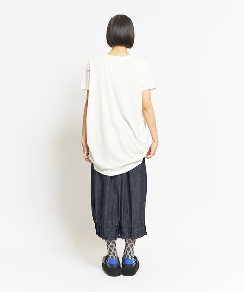 tシャツ ドットメッシュ　コクーンＴ レディース メンズ セール】ドットメッシュ コクーンT（Tシャツ/カットソー