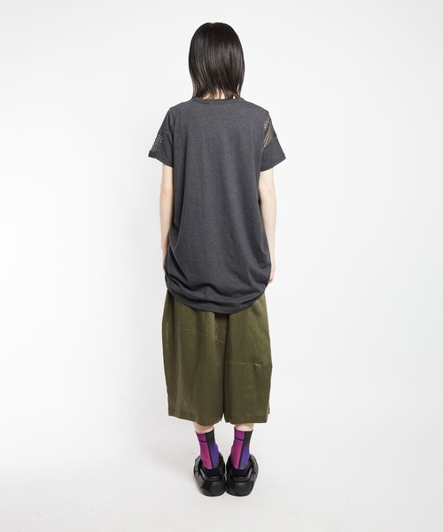 セール】ドットメッシュ コクーンT（Tシャツ/カットソー