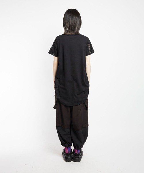 セール】ドットメッシュ コクーンT（Tシャツ/カットソー