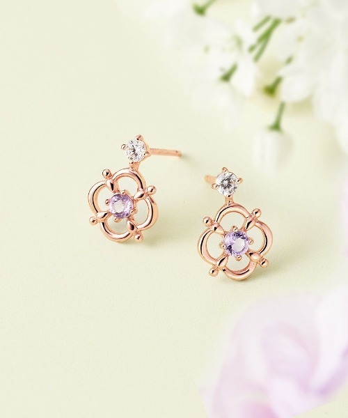 CANAL 4℃(カナルヨンドシー)の「【Spring Collection】K10ピンクゴールド ピアス(ピアス(両耳用)・レディース・ピンクゴールド・FREE)」の1枚目の写真