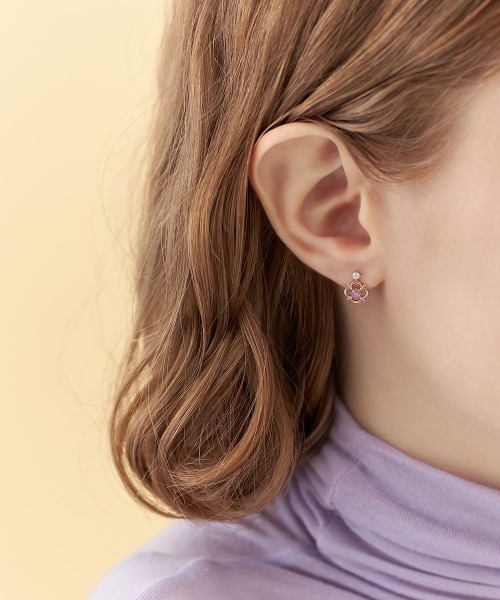 CANAL 4℃(カナルヨンドシー)の「【Spring Collection】K10ピンクゴールド ピアス(ピアス(両耳用)・レディース・ピンクゴールド・FREE)」の4枚目の写真