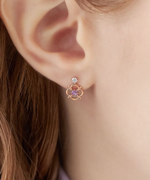 CANAL 4℃(カナルヨンドシー)の「【Spring Collection】K10ピンクゴールド ピアス(ピアス(両耳用)・レディース・ピンクゴールド・FREE)」の5枚目の写真
