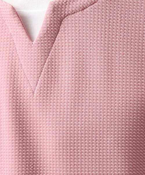 THE SHOP TK （ザ ショップ ティーケー ）の「ミニフクレキーネック半袖Tシャツ（Tシャツ/カットソー・メンズ・ベージュ/ネイビー/ピンク系/オフホワイト/ブルー・02/03/04）」の18枚目の写真