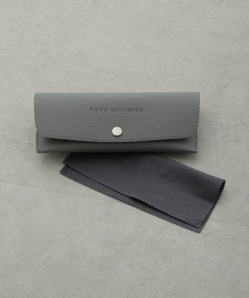 NANO universe(ナノユニバース)の「アイウェア/オクタゴン型 メタルフレーム(サングラス・メンズ・ライトグレー/オリーブ・FREE)」の9枚目の写真