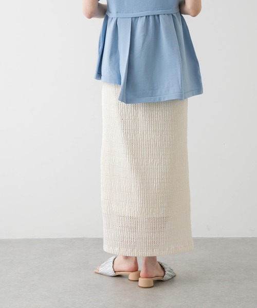 SENSE OF PLACE by URBAN RESEARCH（センスオブプレイスバイアーバンリサーチ）の「レースプリーツスカート（スカート・レディース・アイボリー/ブラック・ONE）」の21枚目の写真