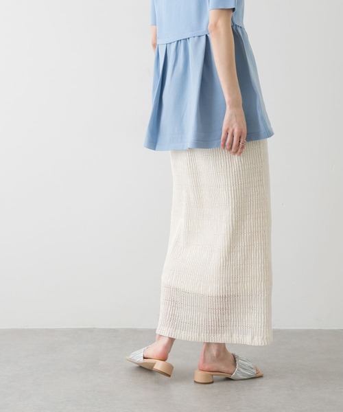 SENSE OF PLACE by URBAN RESEARCH（センスオブプレイスバイアーバンリサーチ）の「レースプリーツスカート（スカート・レディース・アイボリー/ブラック・ONE）」の22枚目の写真