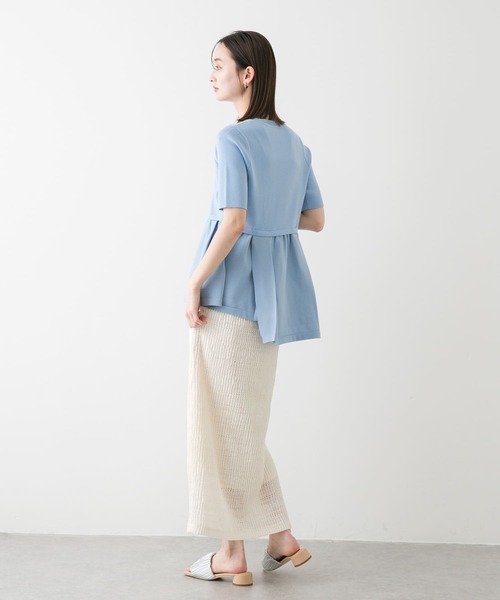 SENSE OF PLACE by URBAN RESEARCH（センスオブプレイスバイアーバンリサーチ）の「レースプリーツスカート（スカート・レディース・アイボリー/ブラック・ONE）」の13枚目の写真