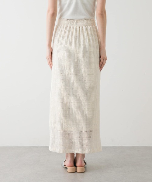 SENSE OF PLACE by URBAN RESEARCH（センスオブプレイスバイアーバンリサーチ）の「レースプリーツスカート（スカート・レディース・アイボリー/ブラック・ONE）」の17枚目の写真