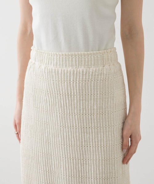 SENSE OF PLACE by URBAN RESEARCH（センスオブプレイスバイアーバンリサーチ）の「レースプリーツスカート（スカート・レディース・アイボリー/ブラック・ONE）」の18枚目の写真