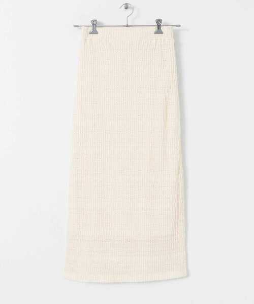 SENSE OF PLACE by URBAN RESEARCH（センスオブプレイスバイアーバンリサーチ）の「レースプリーツスカート（スカート・レディース・アイボリー/ブラック・ONE）」の9枚目の写真